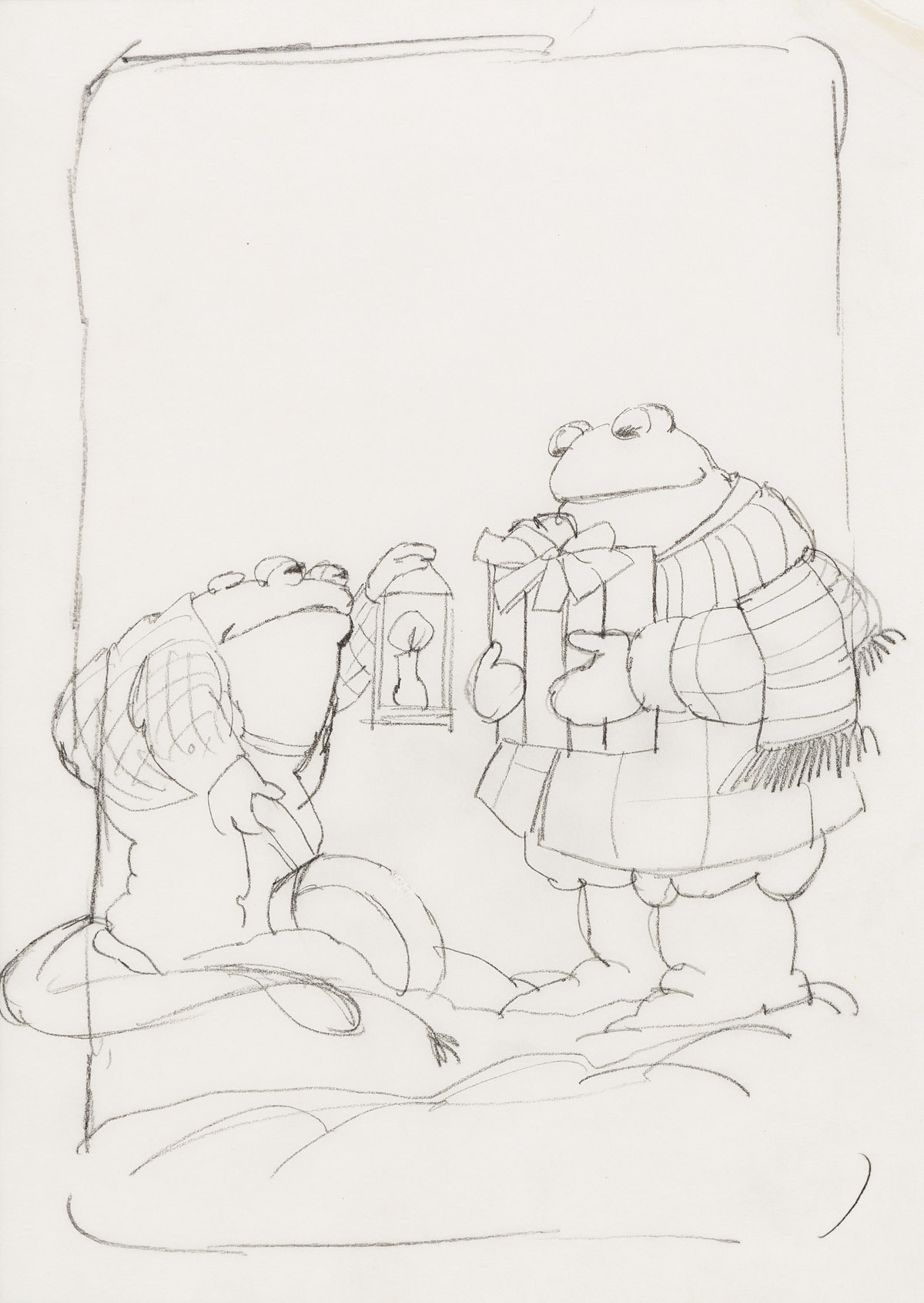 ARNOLD LOBEL (1933-1987) Frog has a gift for Toad. [CHILDRENS / GAY ARTIST]